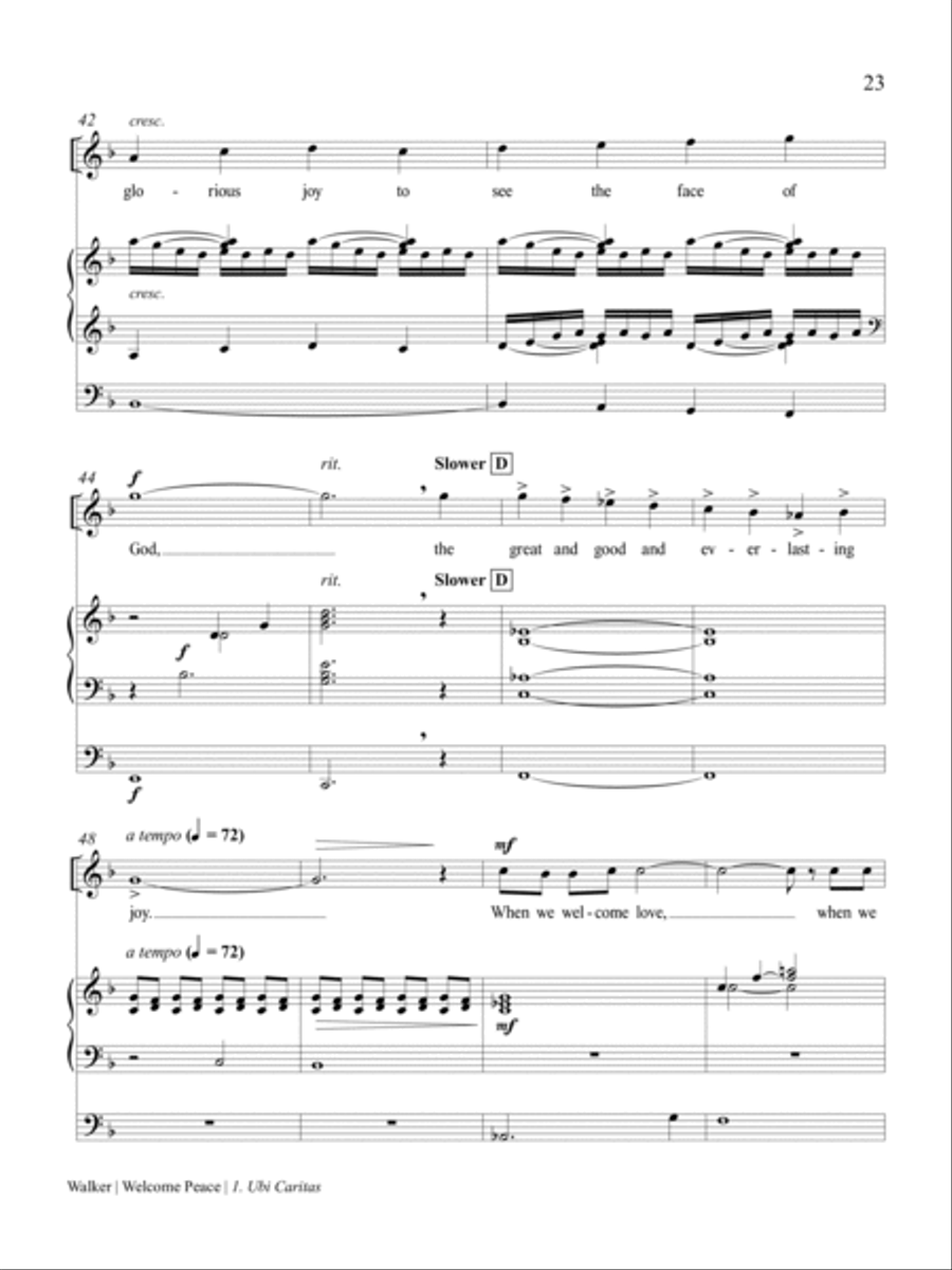 Welcome Peace Welcome Peace High Voice scores gallery preview page 6