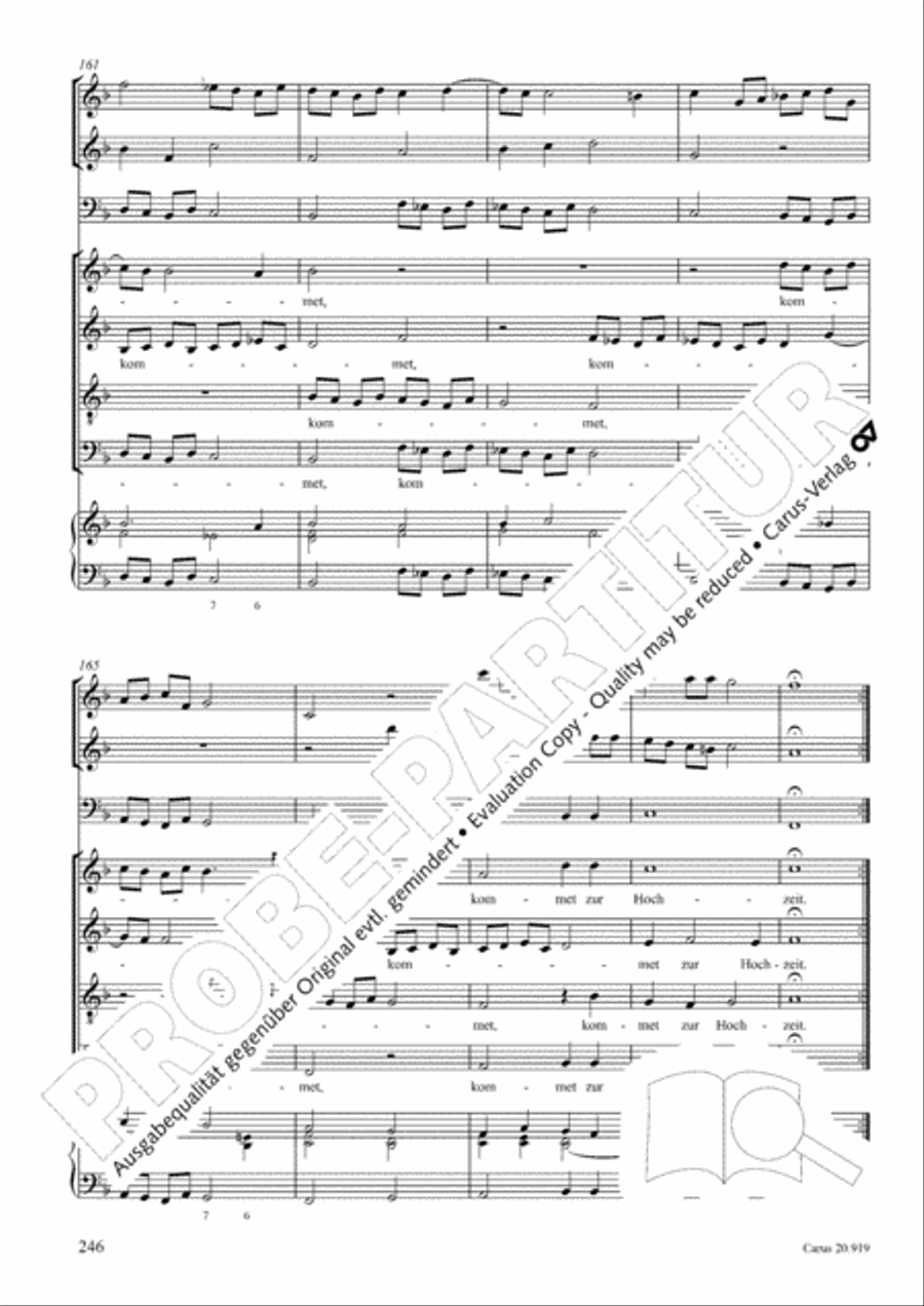 Opera varia I. Works with 1-7 parts (Complete edition, vol. 19) [Werke mit 1-7 obligaten Stimmen] Score scores gallery preview page 303