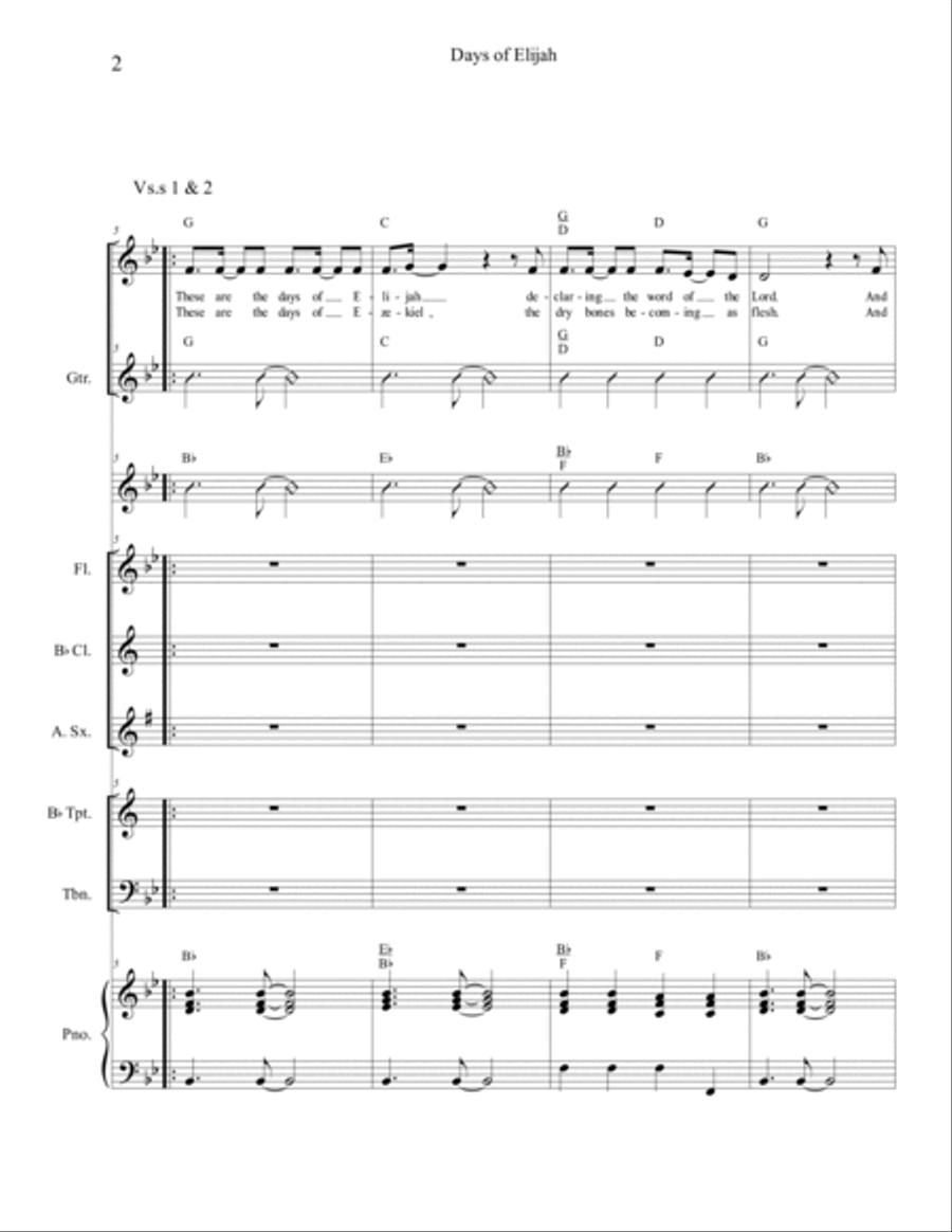 Days Of Elijah Piccolo scores gallery preview page 6