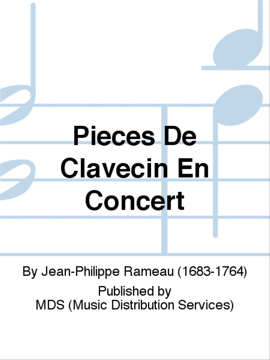 PIECES DE CLAVECIN EN CONCERT Flute scores gallery preview page 1