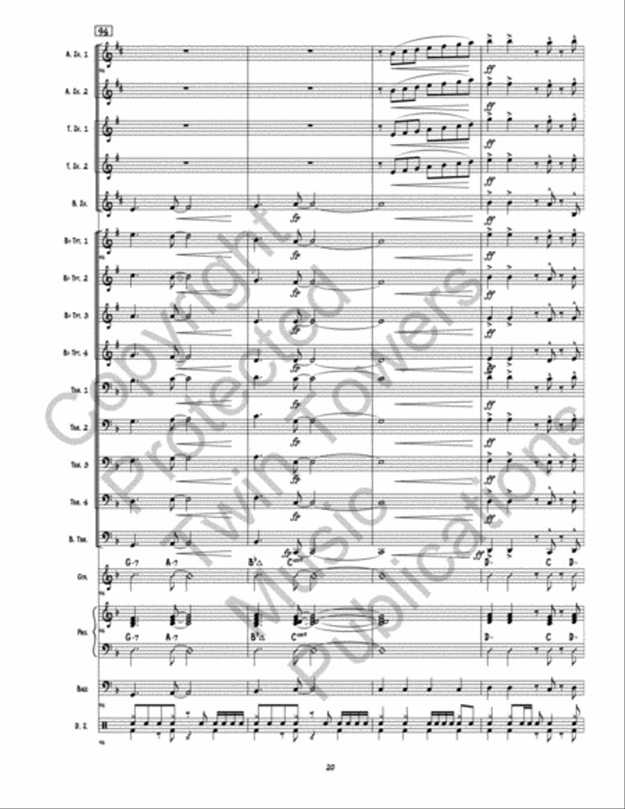 Bossalite Bossalite Jazz Ensemble scores gallery preview page 21