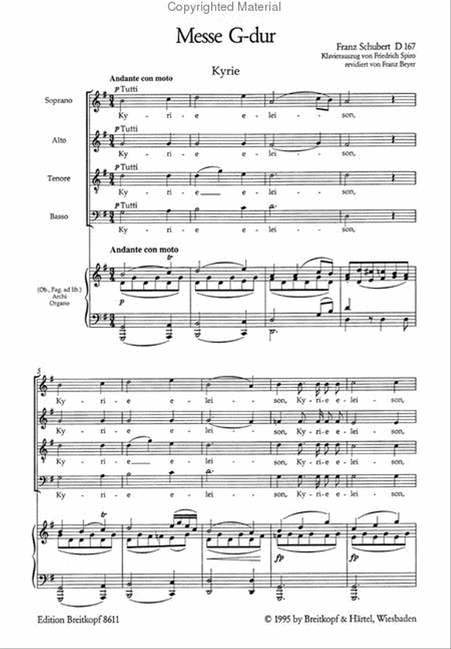 Mass in G major D 167 Mass in G major D 167 STB scores gallery preview page 2