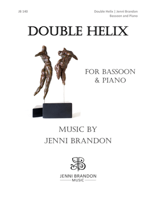 Book cover for Double Helix for bassoon and piano