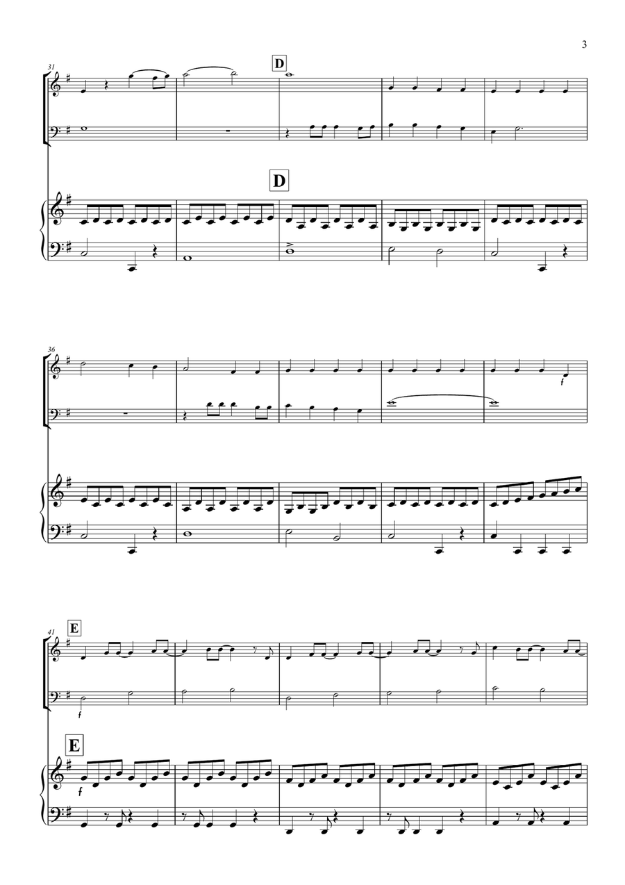 A Million Dreams Piano Trio scores gallery preview page 3