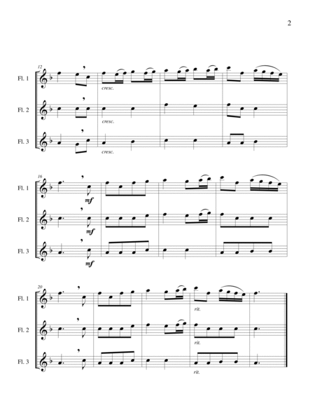 The British Grenadiers - Flute Trio image number null