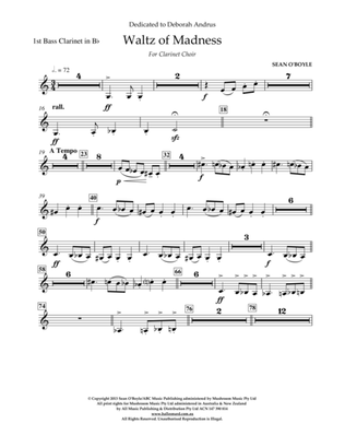 Waltz Of Madness - Bb Bass Clarinet 1