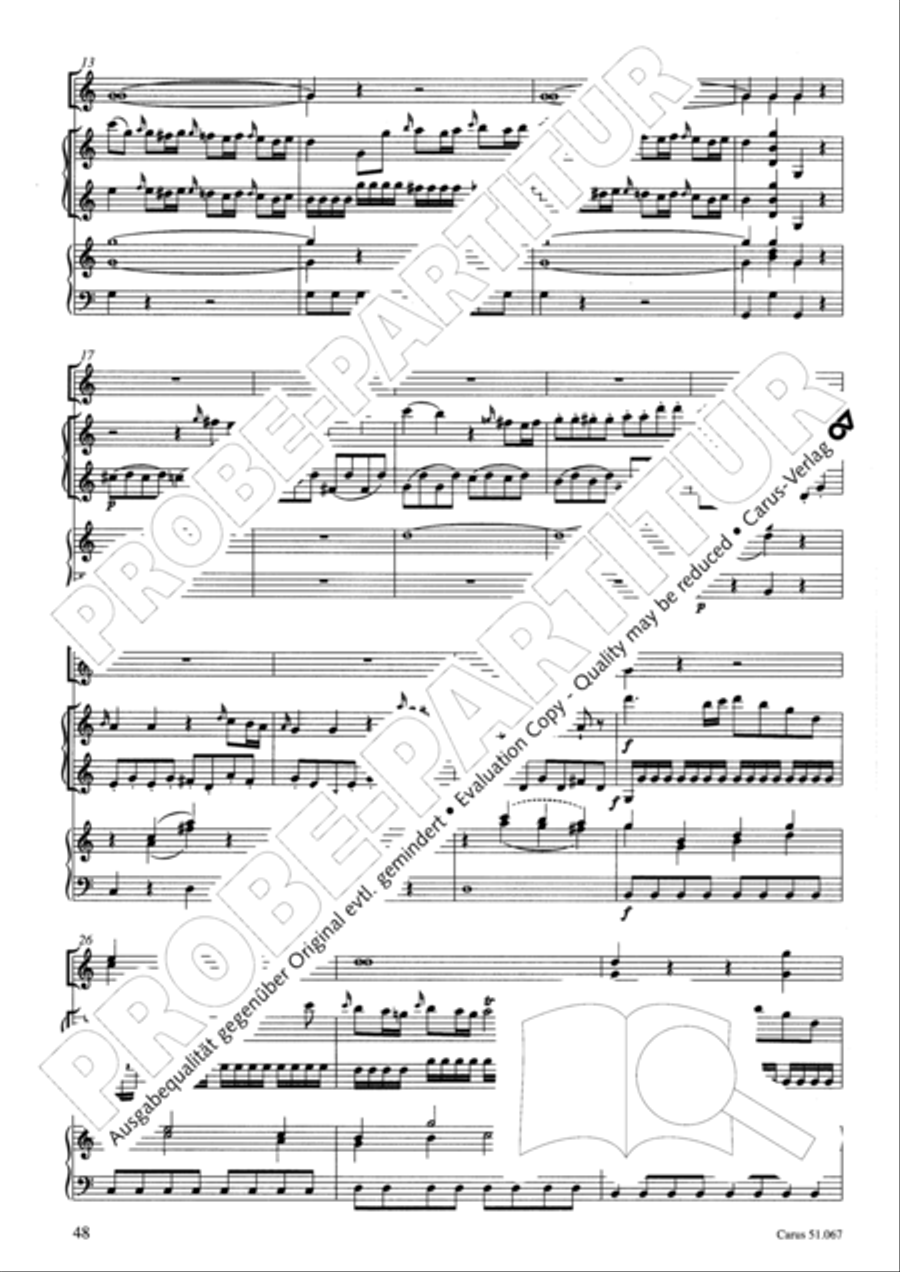 Church Sonatas Collection / Songbook scores gallery preview page 49