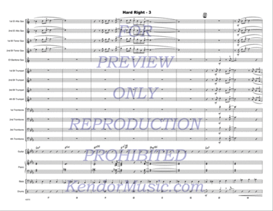Hard Right Jazz Ensemble scores gallery preview page 4