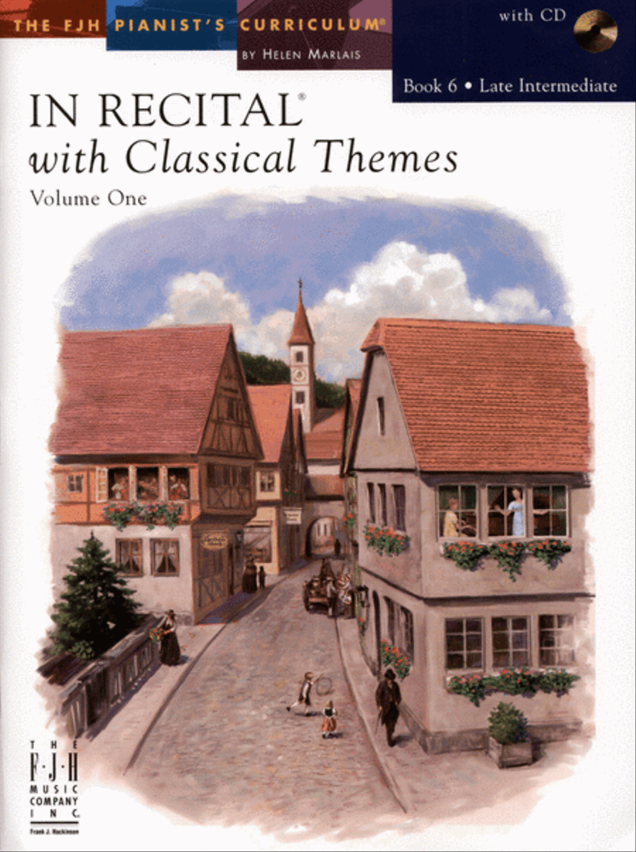 In Recital, with Classical Themes - Book 6 Piano Method scores gallery preview page 1