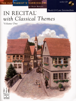 Book cover for In Recital, with Classical Themes - Book 6
