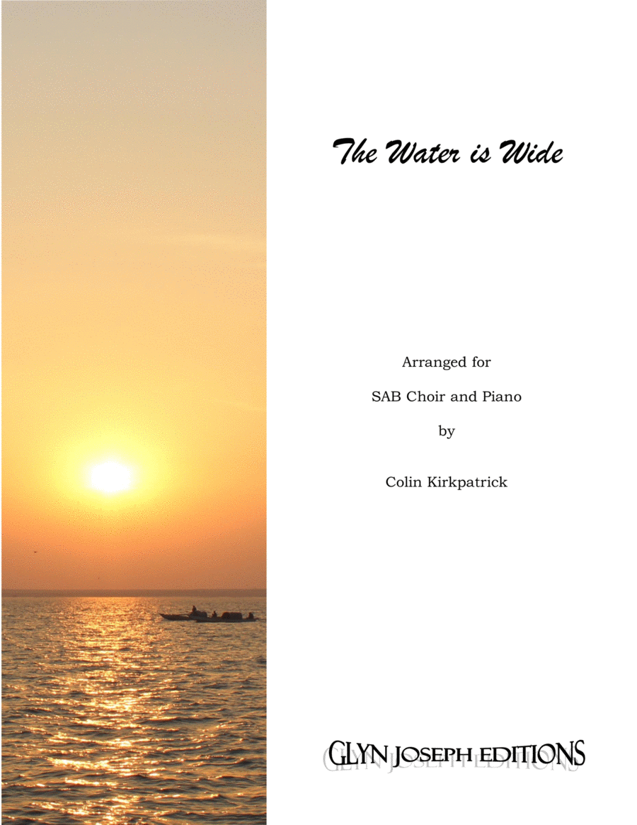 The Water is Wide (SAB choir and piano) 3-Part scores gallery preview page 1