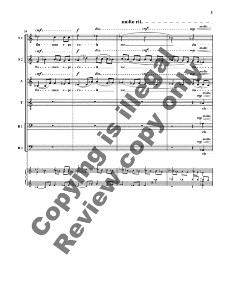 From the Abyss (Choral Score)
