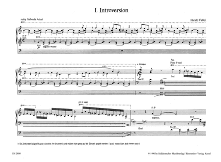 Diptychon. Introversion - Extraversion Organ scores gallery preview page 2