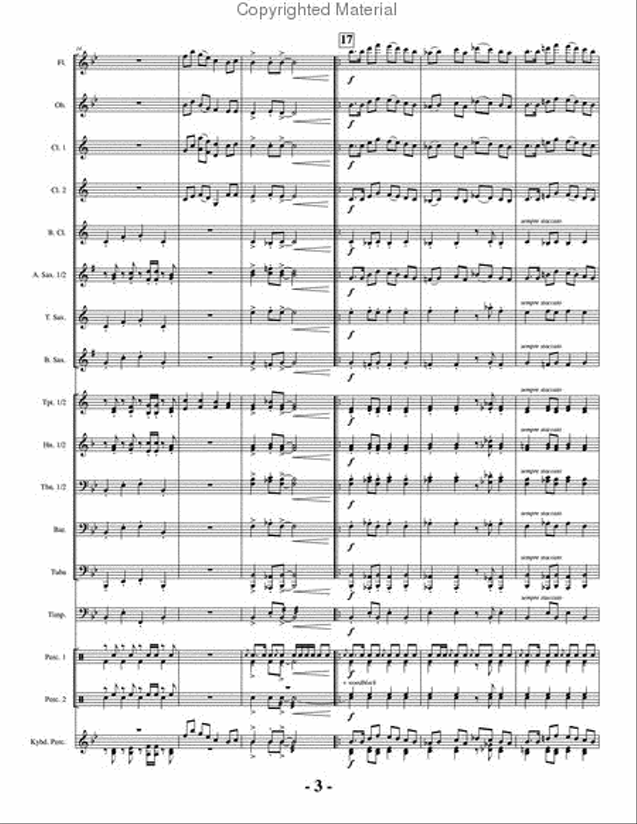 A Cowboy Life A Cowboy Life Concert Band scores gallery preview page 4