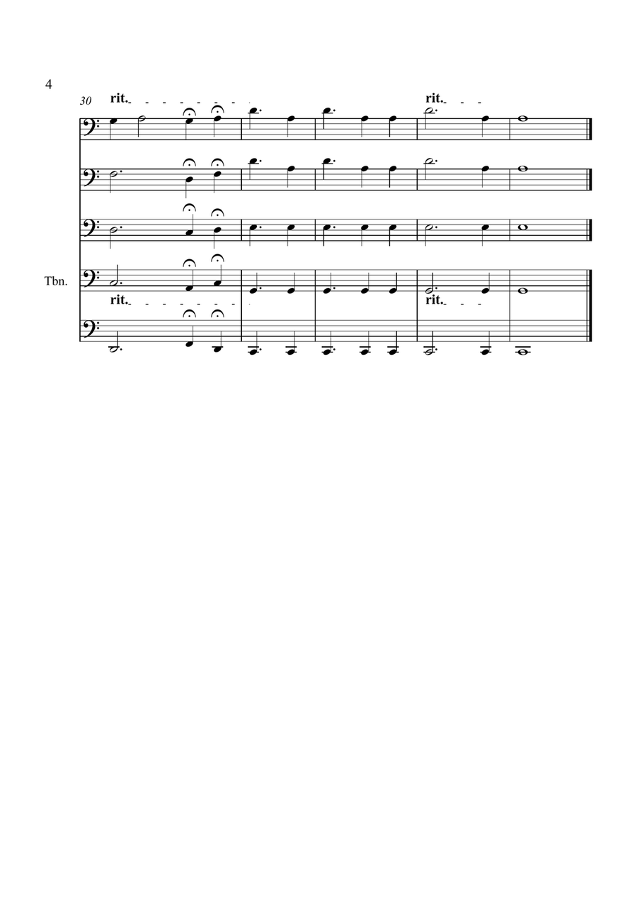 O Sacrum Convivium! O Sacrum Convivium! Brass Quintet scores gallery preview page 4