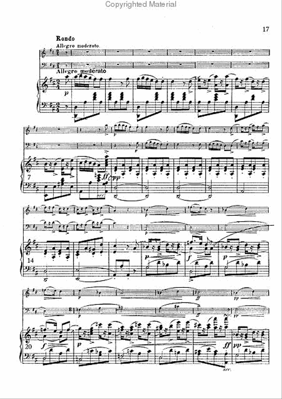 Terzetto, Op. 22 Clarinet scores gallery preview page 3