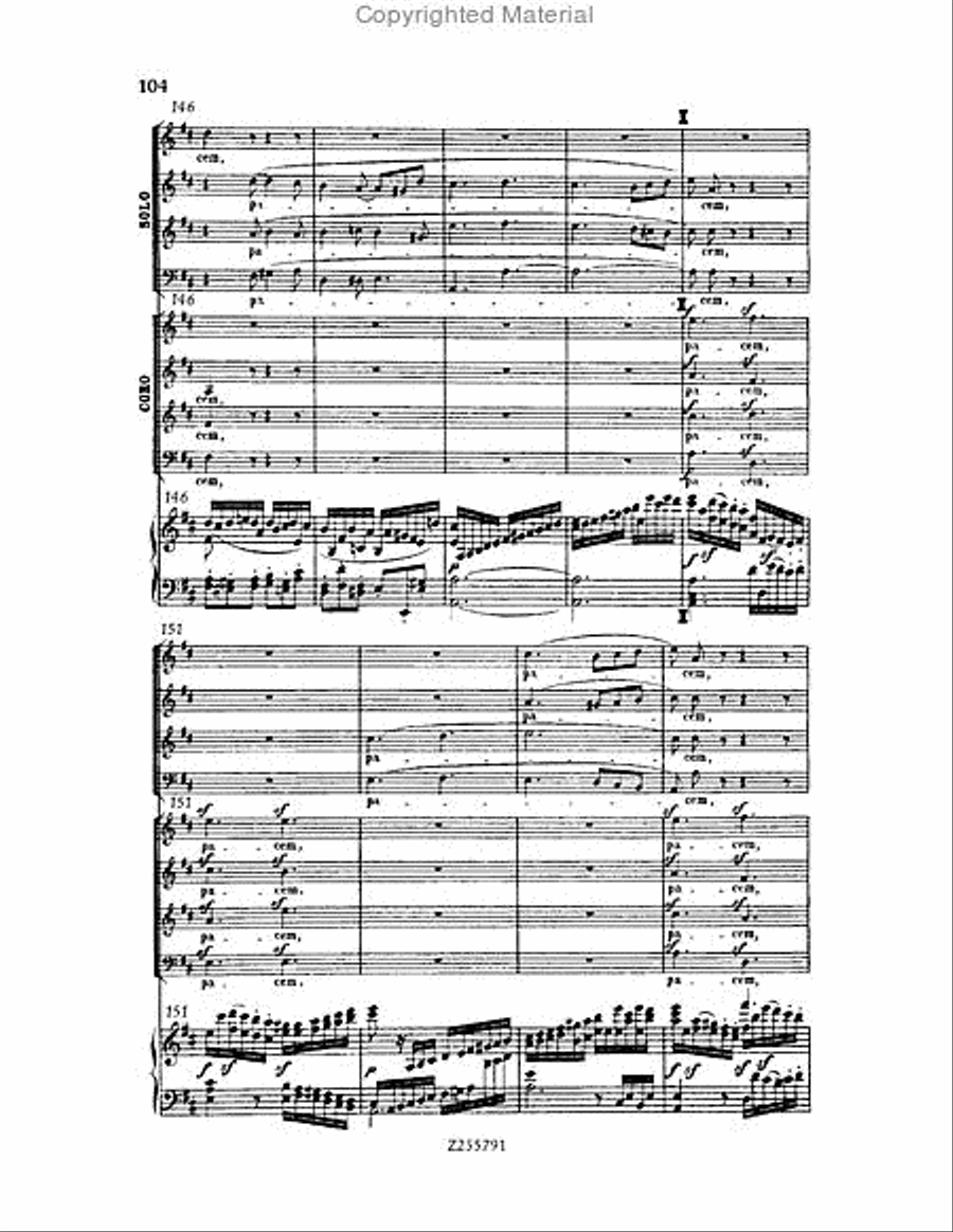 Missa Solemnis, Op.123 Choir scores gallery preview page 104
