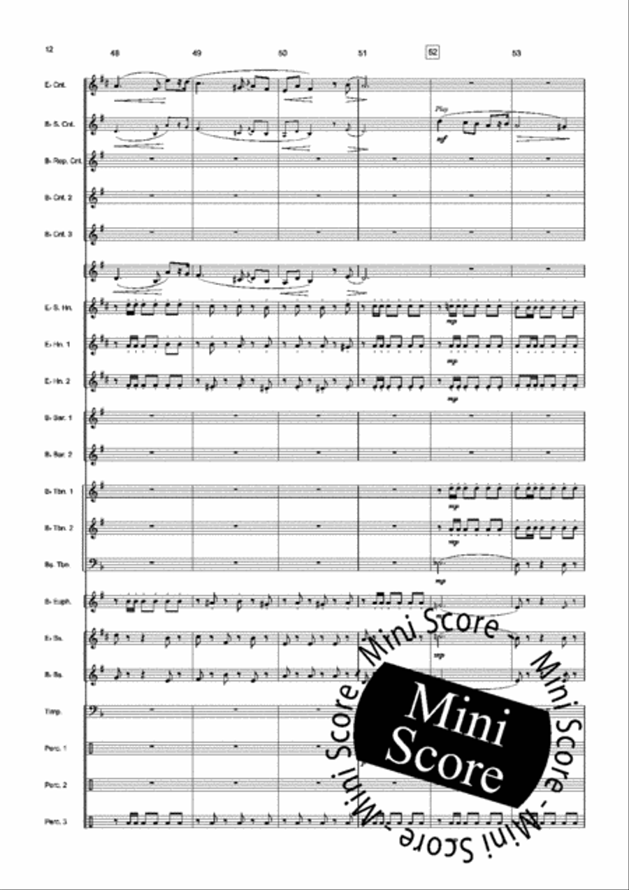 Bolero de Concert Brass Band scores gallery preview page 14