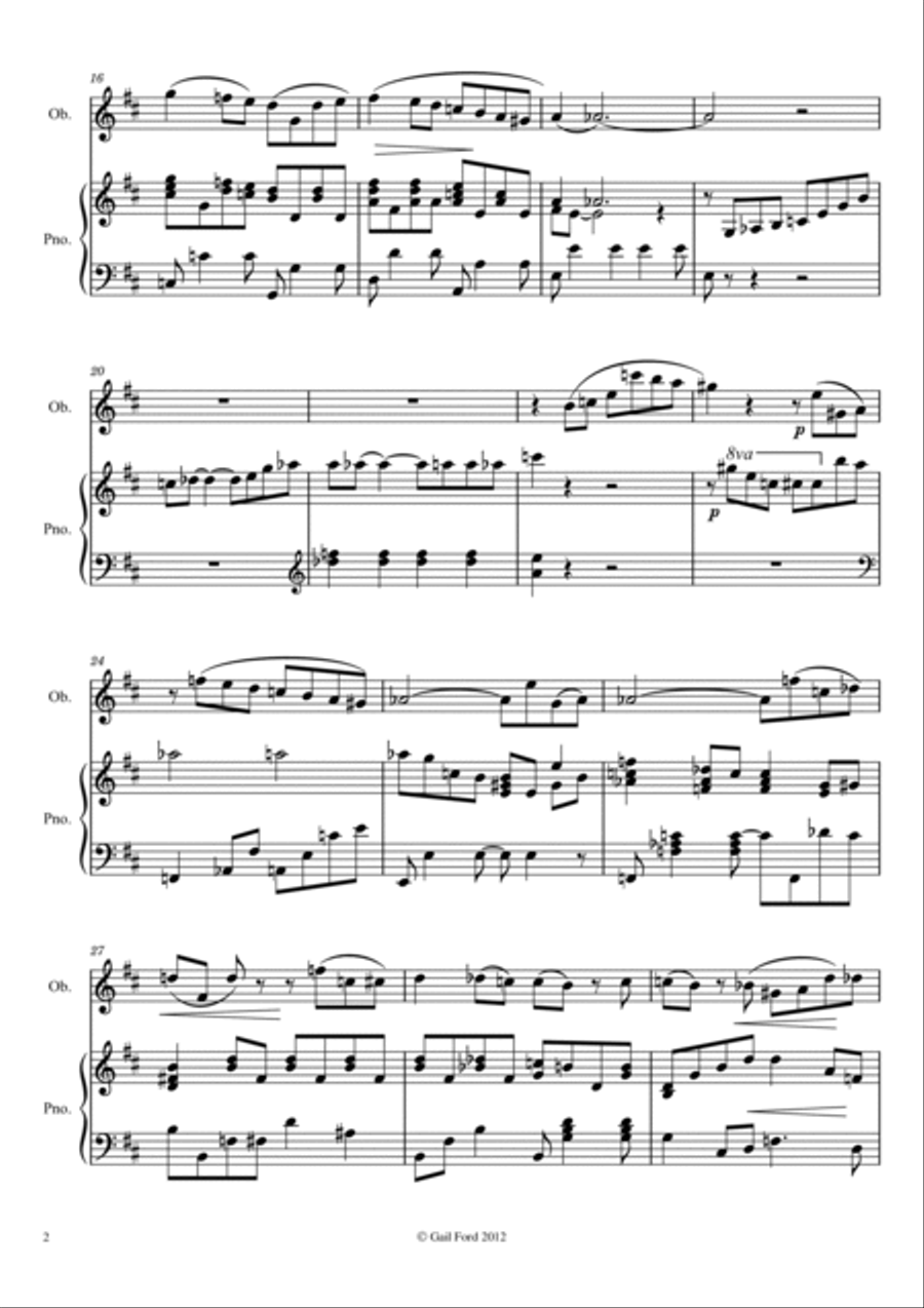 Fantasie Fantasie Oboe Solo scores gallery preview page 2
