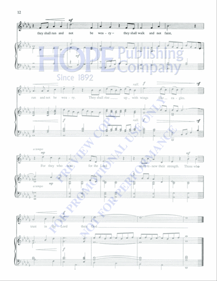 A Song of Joy Medium Voice scores gallery preview page 14