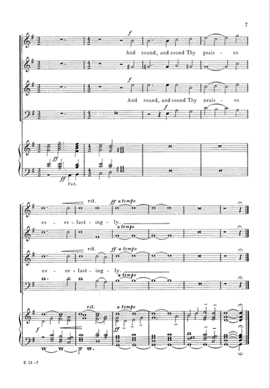 The Prayers I Make 4-Part scores gallery preview page 8