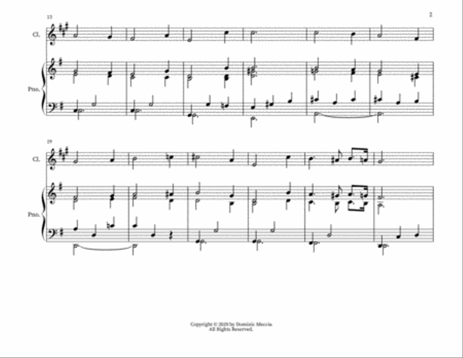 Till We Meet Again Till We Meet Again Clarinet Solo scores gallery preview page 2