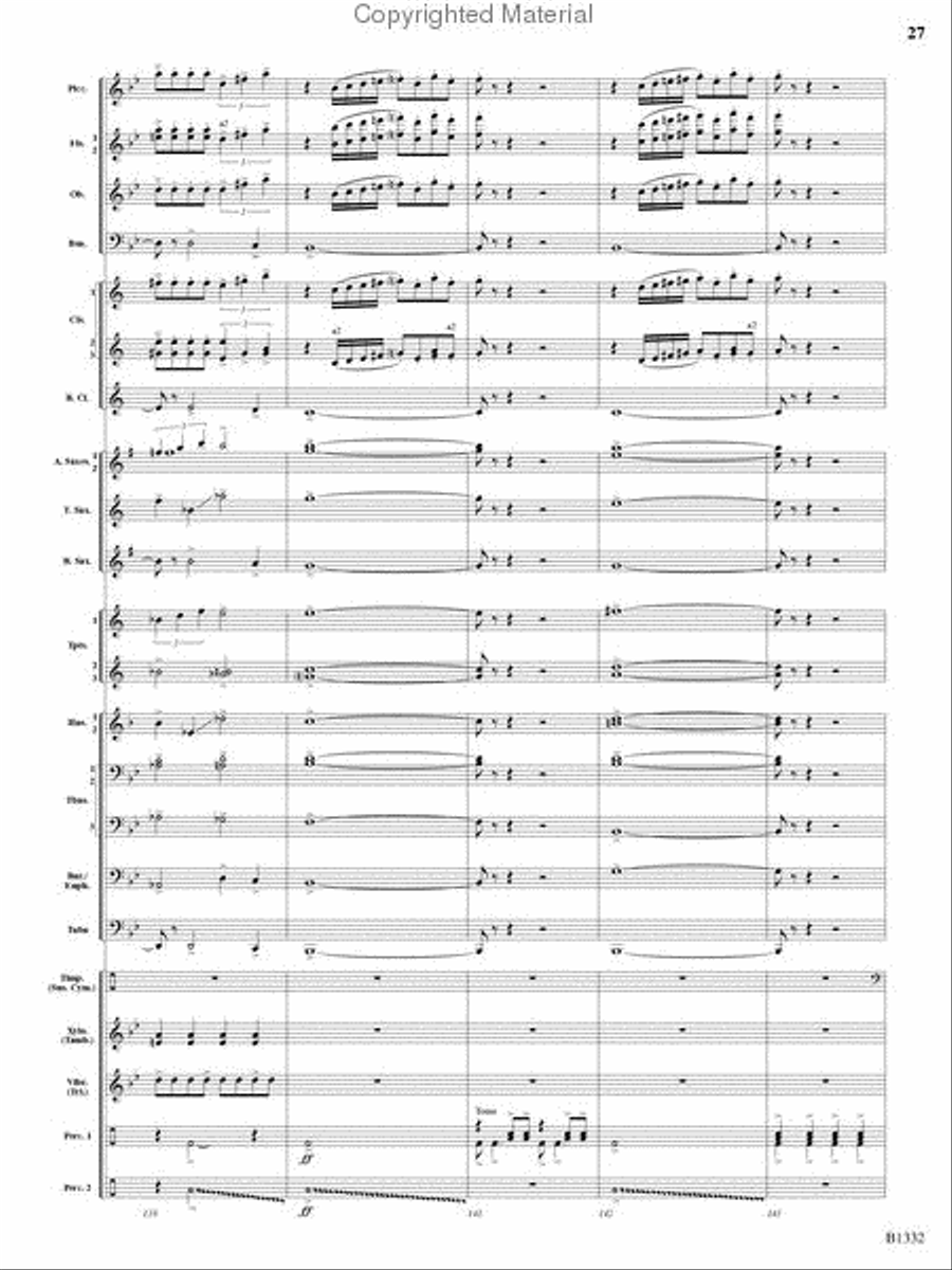 Thunderscape Concert Band scores gallery preview page 28