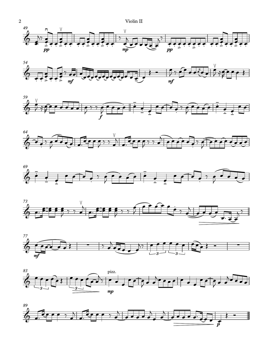 Senorita String Quartet scores gallery preview page 4