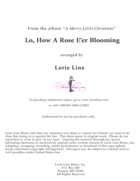 Lo, How A Rose E'er Blooming (from 2016 A Merry Little Christmas) image number null