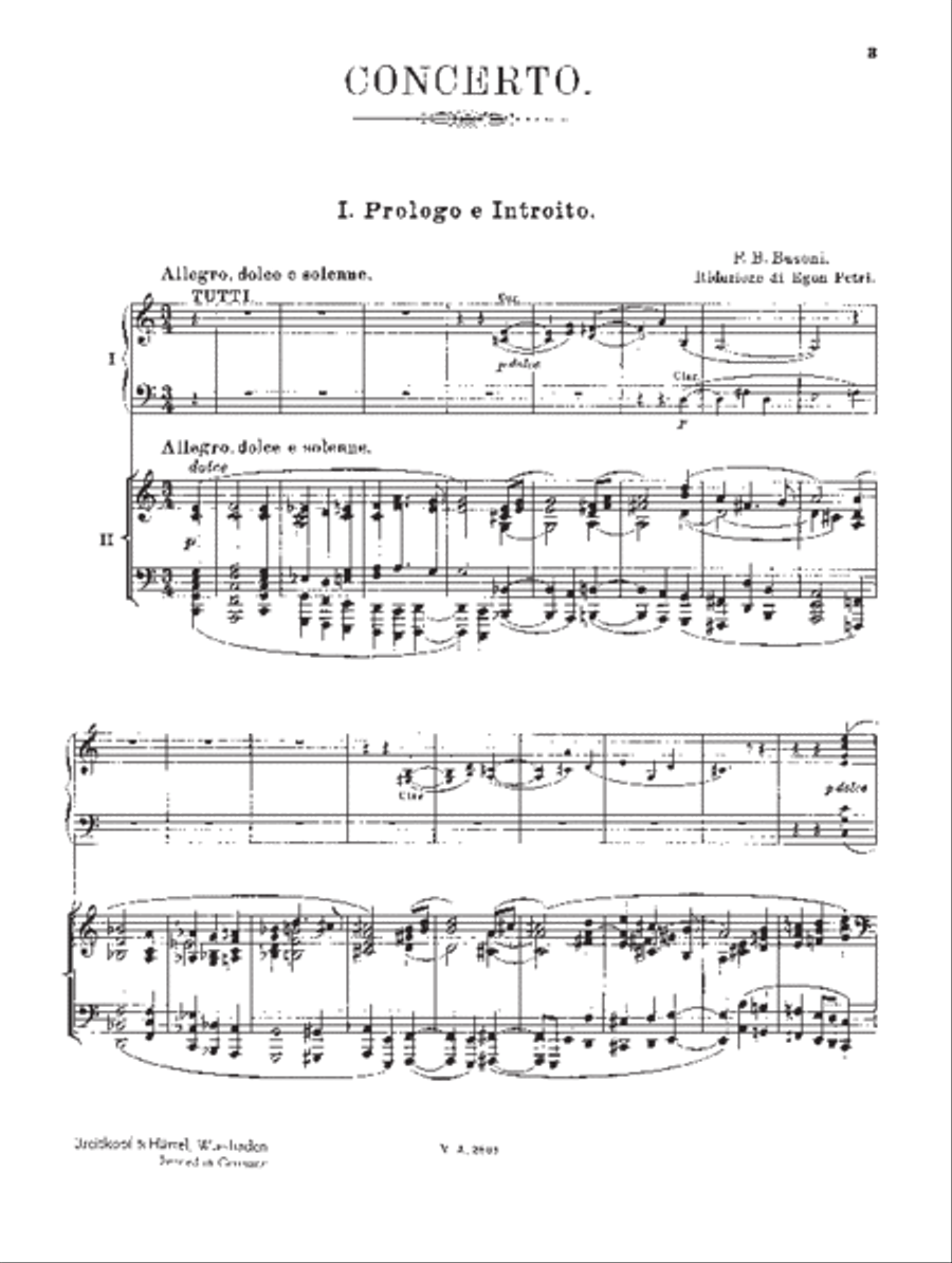 Concerto For Piano And Orchestra With Male Choir, Op. 39 Men's Choir scores gallery preview page 2