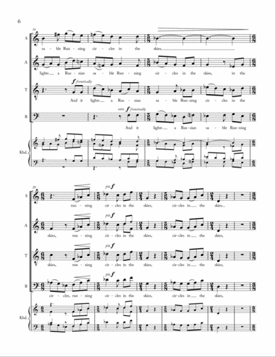 Love, thricewise Divisi scores gallery preview page 5
