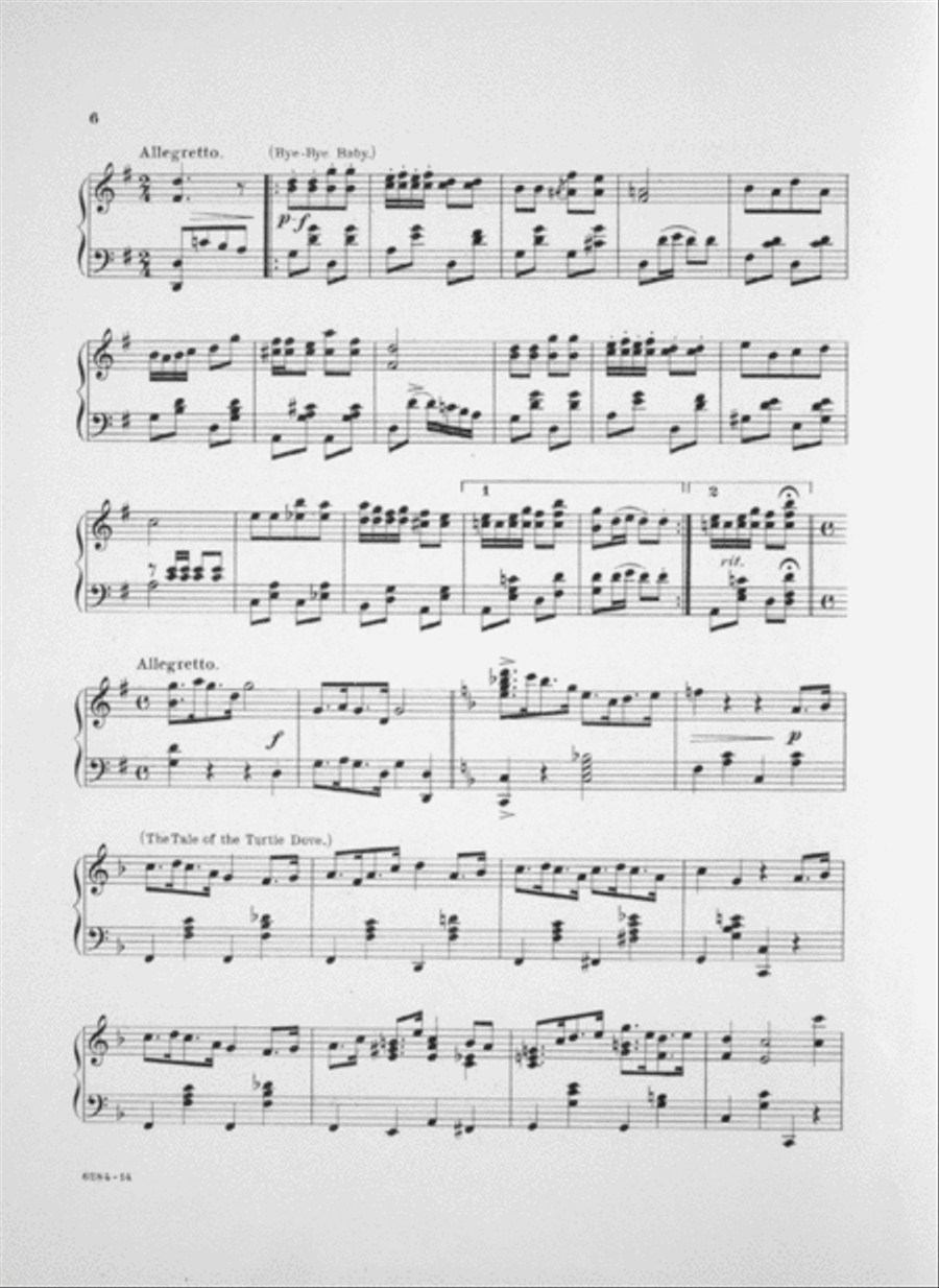 Selection From Woodland Piano Solo scores gallery preview page 5