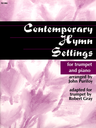 Book cover for Contemporary Hymn Settings for Trumpet and Piano