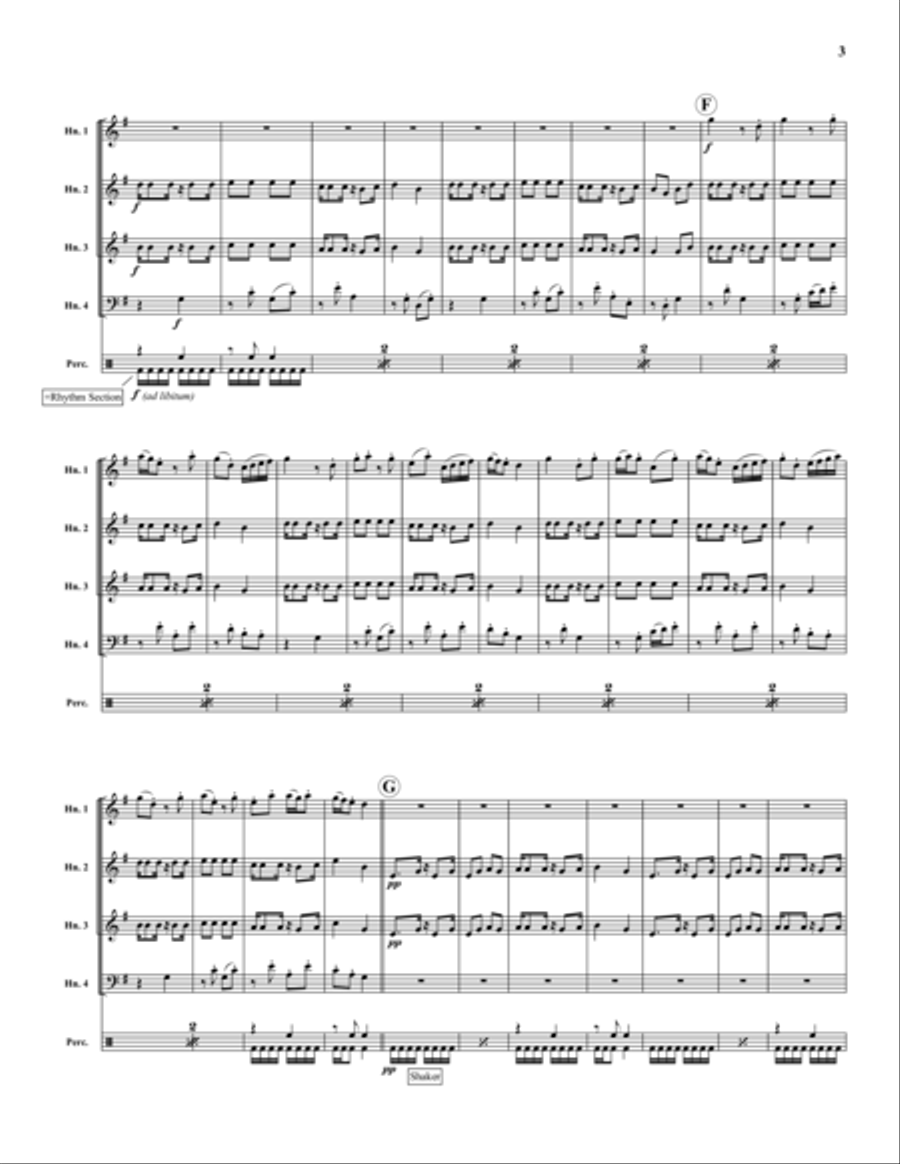 Bonse Aba Bonse Aba Horn scores gallery preview page 3