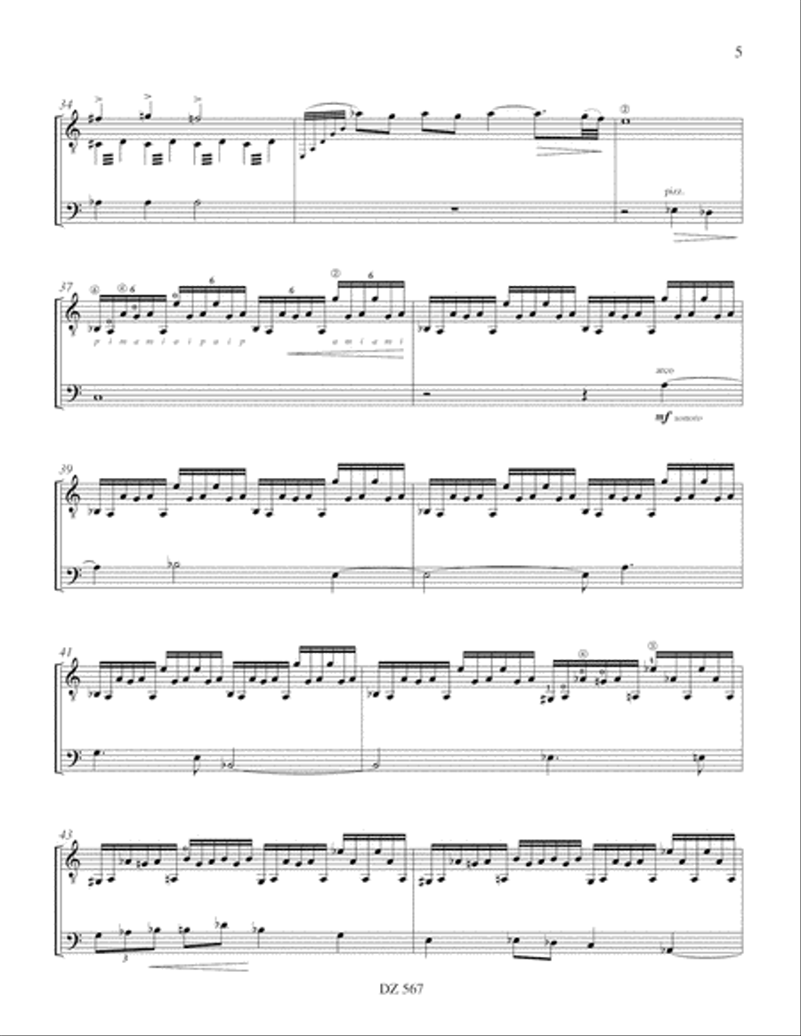 Lamento Lamento Double Bass scores gallery preview page 5