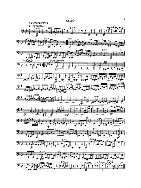 String Quartets, Op. 12; Op. 44, Nos. 1, 2 & 3: Cello