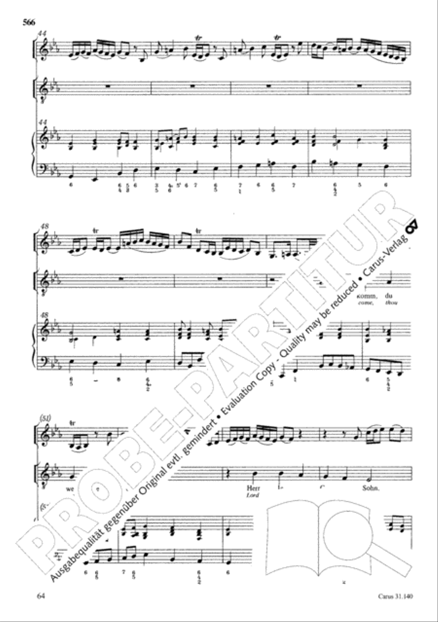 The Complete Sacred Vocal Works (Das geistliche Vokalwerk) Voice scores gallery preview page 567