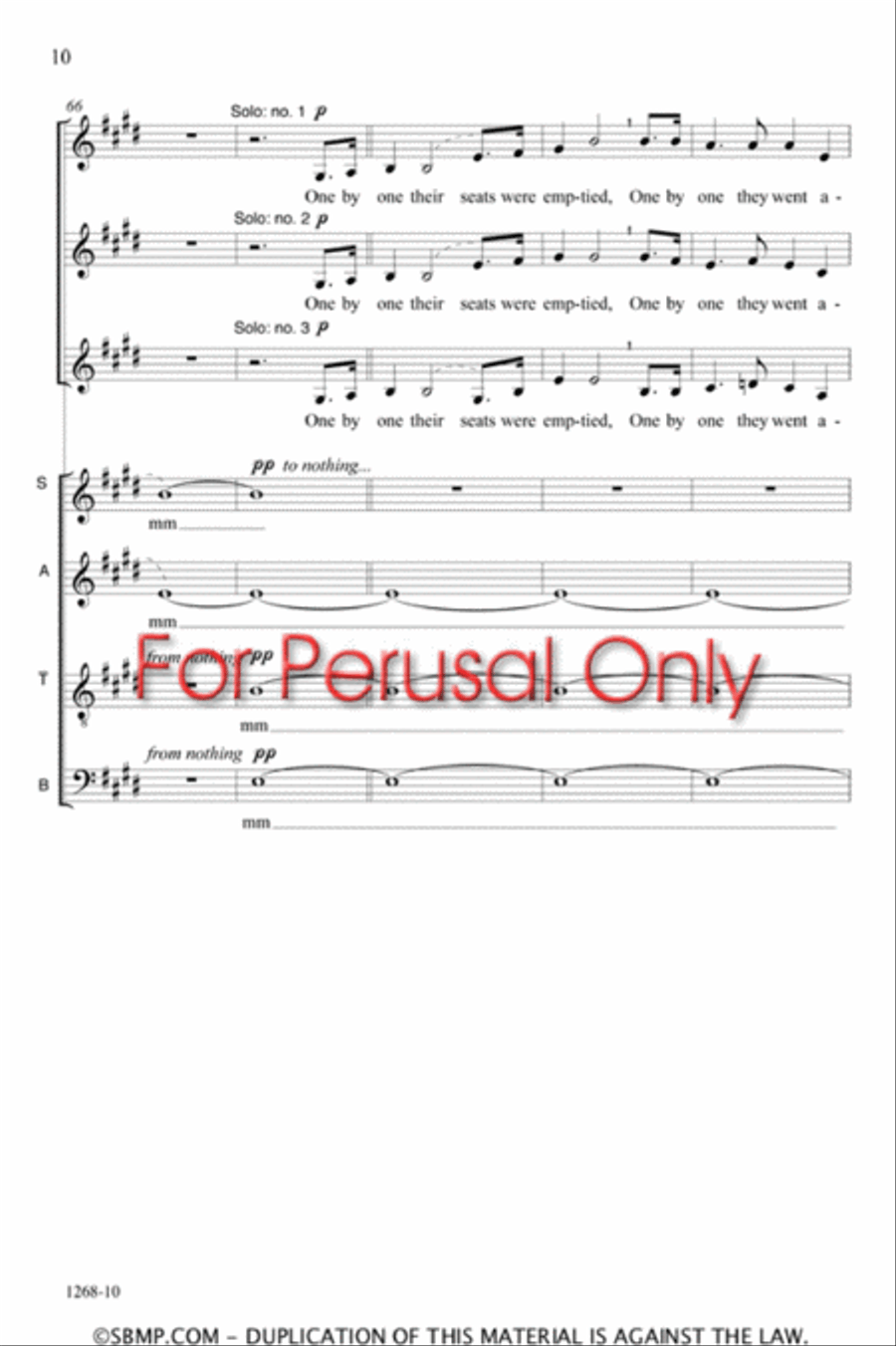 Will the circle be unbroken? - SATB Octavo 4-Part scores gallery preview page 9