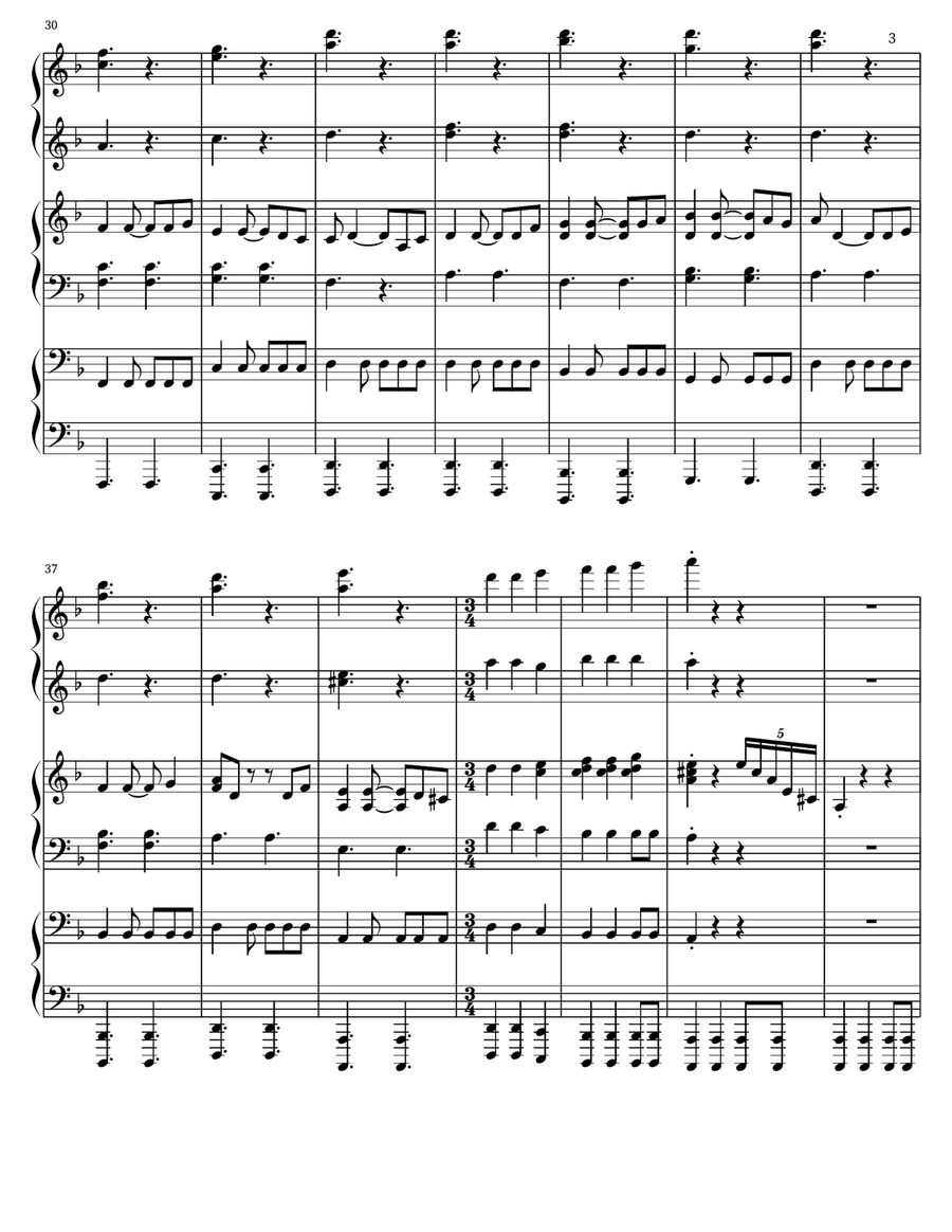 Pirates Of The Caribbean Piano Duet scores gallery preview page 3
