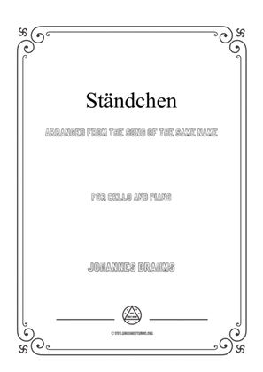 Book cover for Brahms-Ständchen,for Cello and Piano