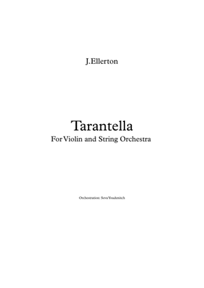 Book cover for J.Ellerton "Tarantella" for Violin and String Orchestra