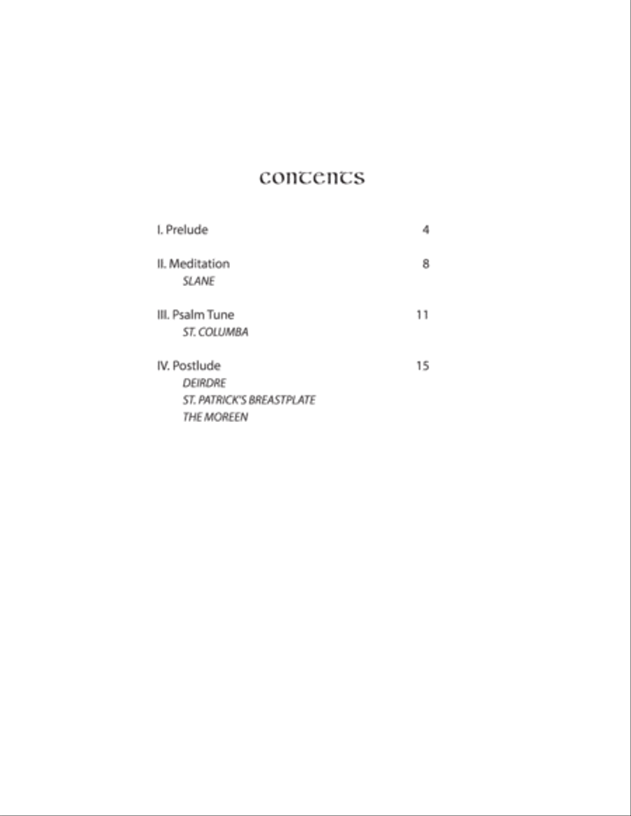 Celtic Suite Organ scores gallery preview page 3