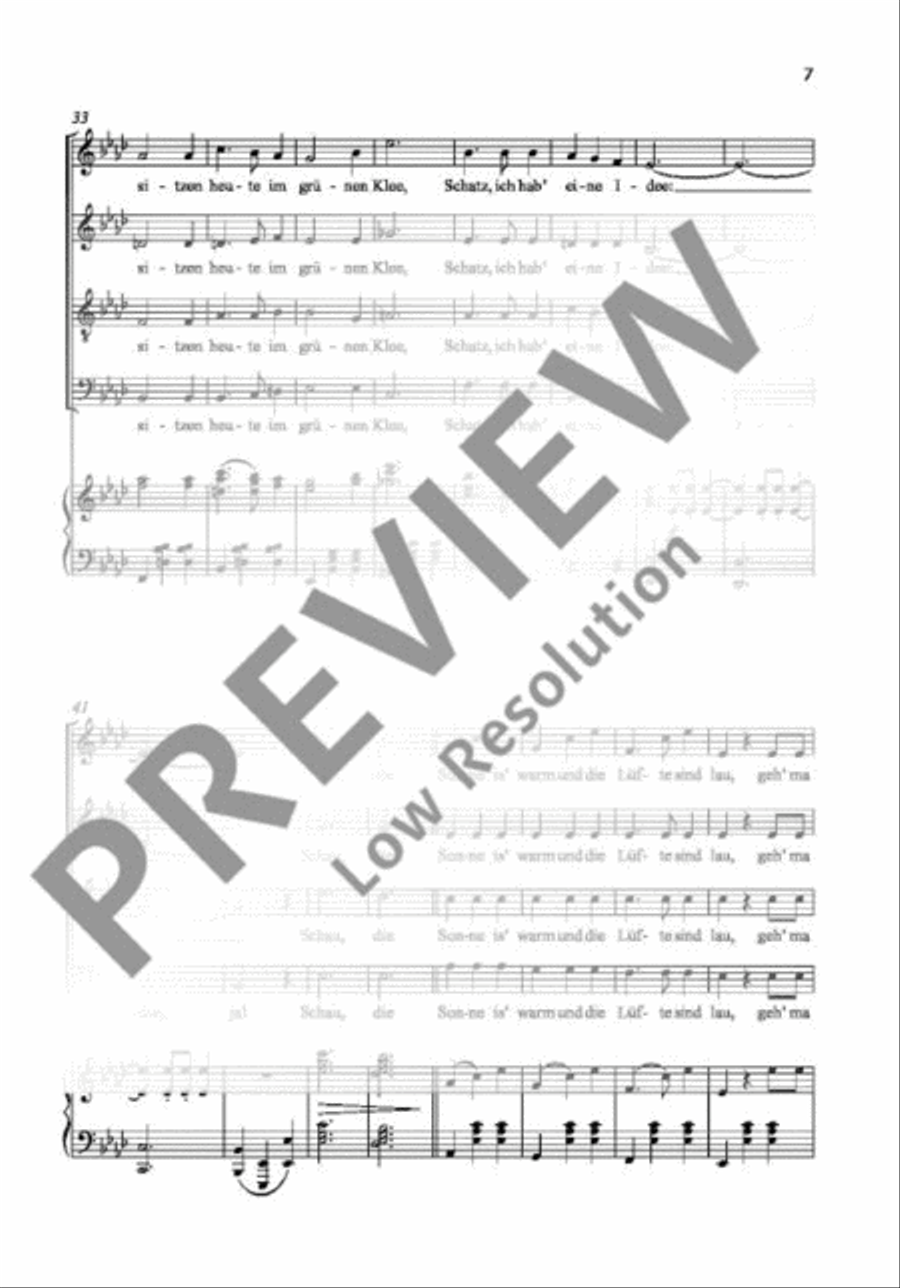 Georg Kreisler 4-Part scores gallery preview page 8