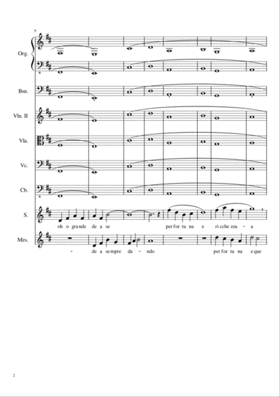 ode for the birthday of queen Shavala Large Ensemble scores gallery preview page 2
