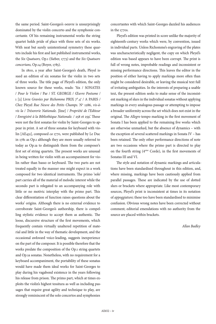 Six Sonatas for the Violin String Duet scores gallery preview page 4
