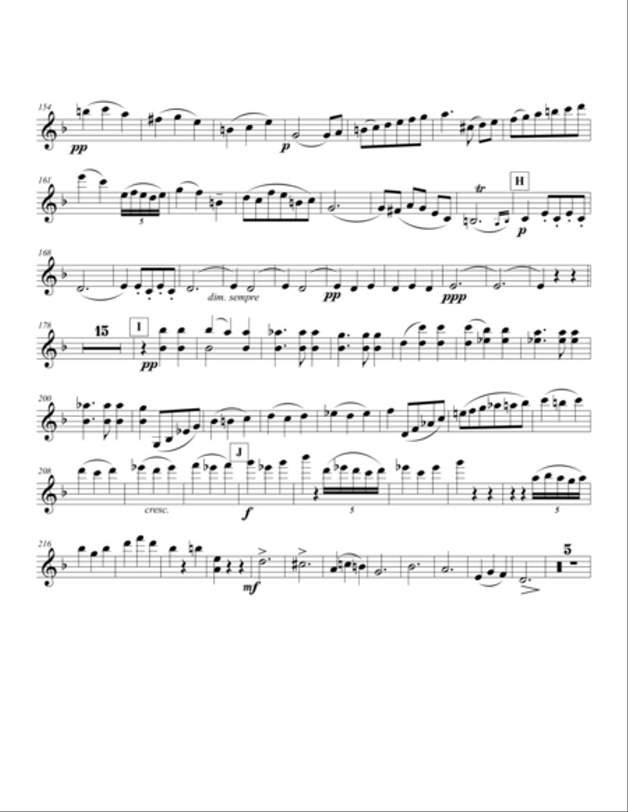 BAZZINI, Antonio -- String Quartet #6, F Major String Quartet scores gallery preview page 4