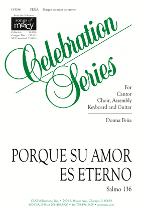 Book cover for Porque su amor es eterno - Guitar edition
