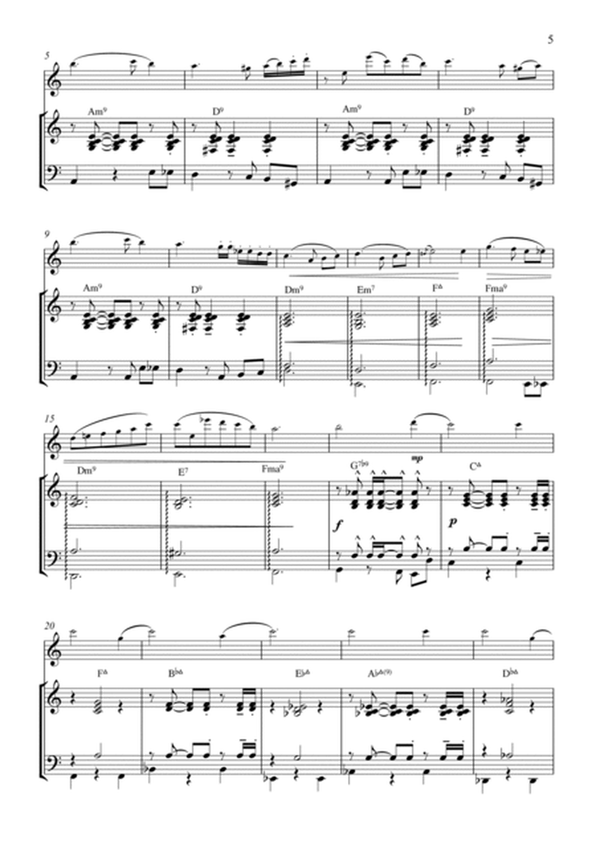 8 Swinging Xmas Carols for Flute & Piano image number null