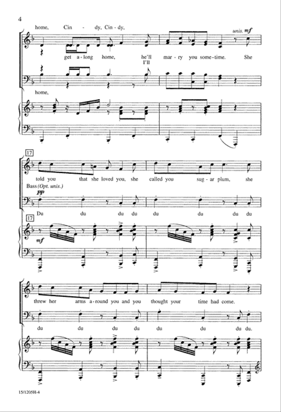 American Folk Rhapsody 4-Part scores gallery preview page 4