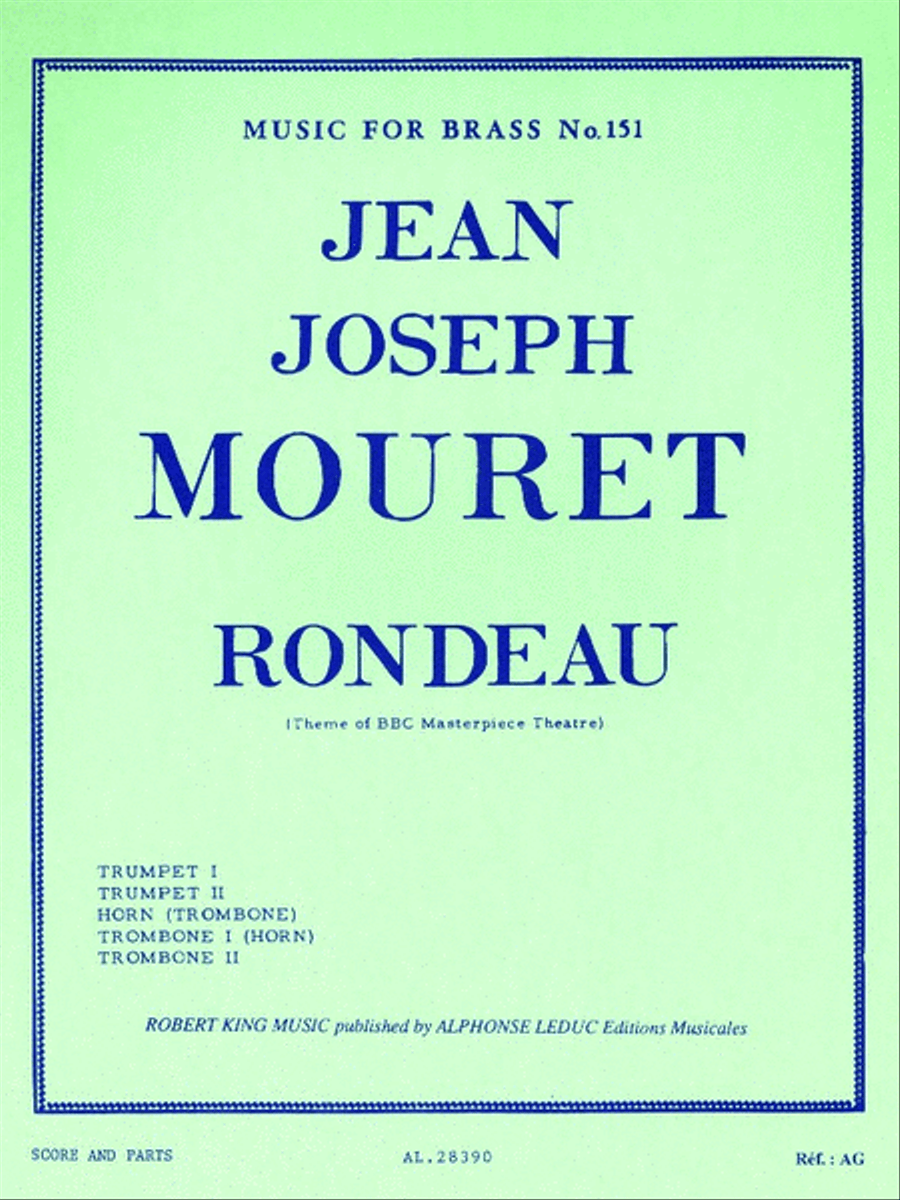 Rondeau (quintet-brass) School and Community scores gallery preview page 1